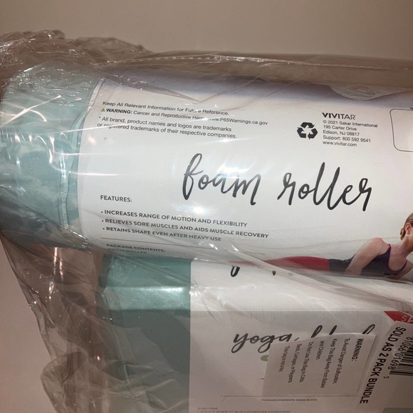 SOLD OUT NWT 2 pack Yoga Roller/Square Blocks - Picture 8 of 13